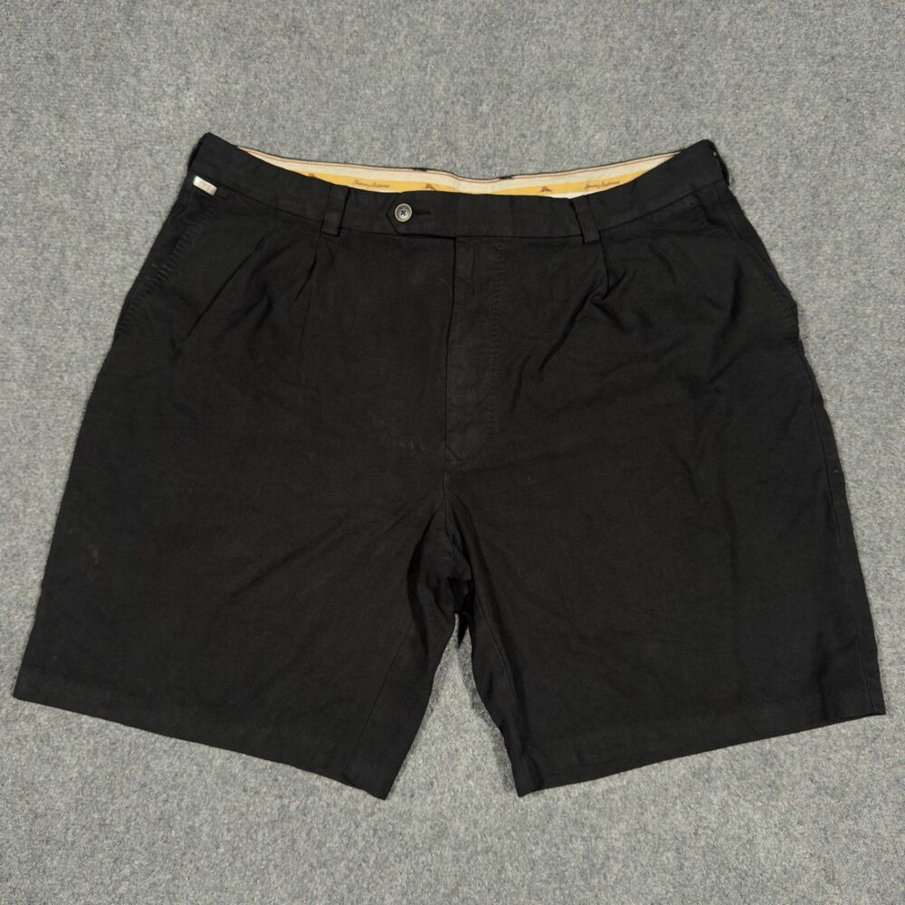 Tommy Bahama Silk Black Shorts Men's 38